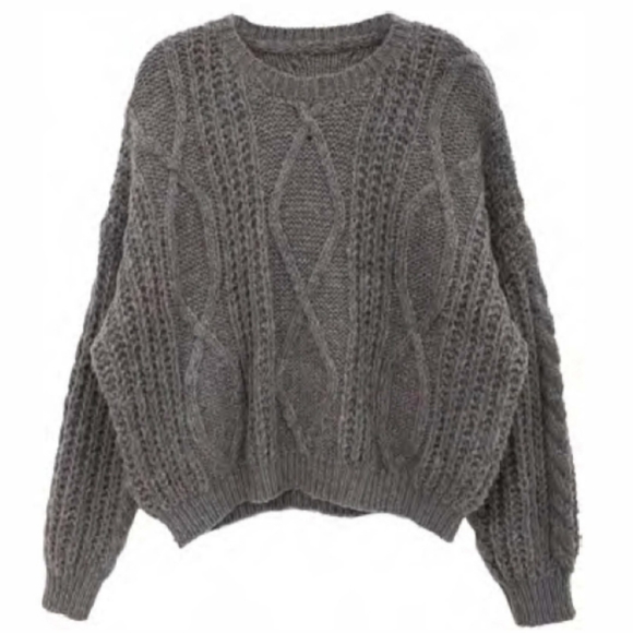 Chunky Cable Knit Sweater - Picture 2 of 5